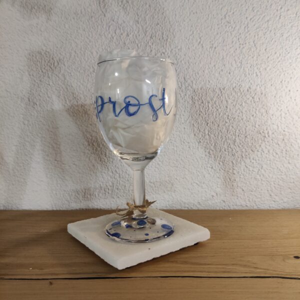 Weinglas Prost